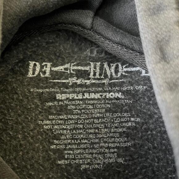 Death Note Anime Hoodie Size Large Brand New - Picture 5 of 5